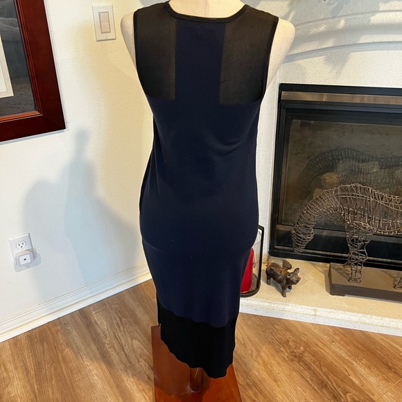 Rag & Bone midi sleeveless knit dress with sheer cut outs XS - Picture 2 of 11